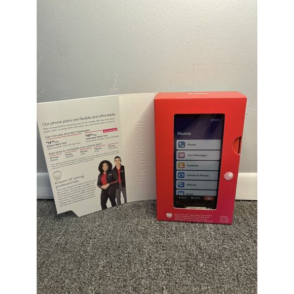 Lively Jitterbug Smart3 Smartphone 4G LTE 32 GB for Seniors Black New Sealed - Picture 3 of 7